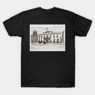 The Athenaeum Bury St Edmunds Watercolour Painting T-Shirt